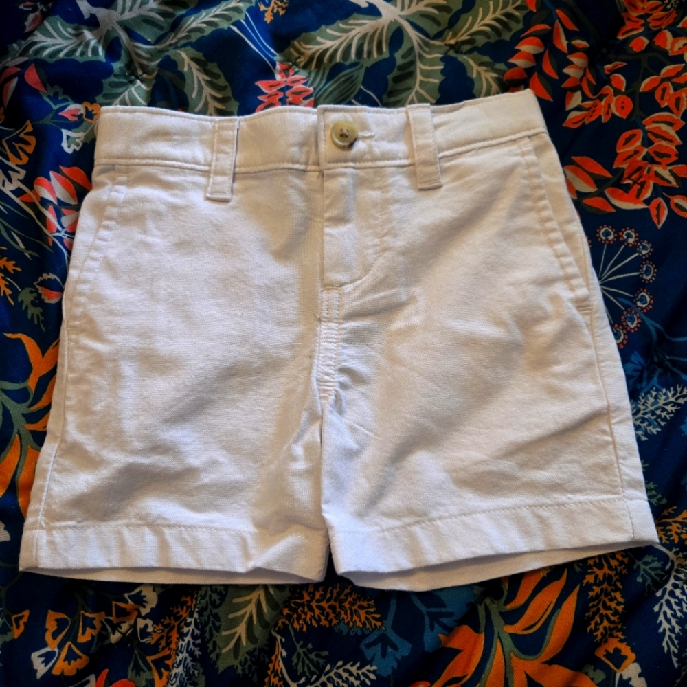 Toddlers White Denim Shorts size 3T